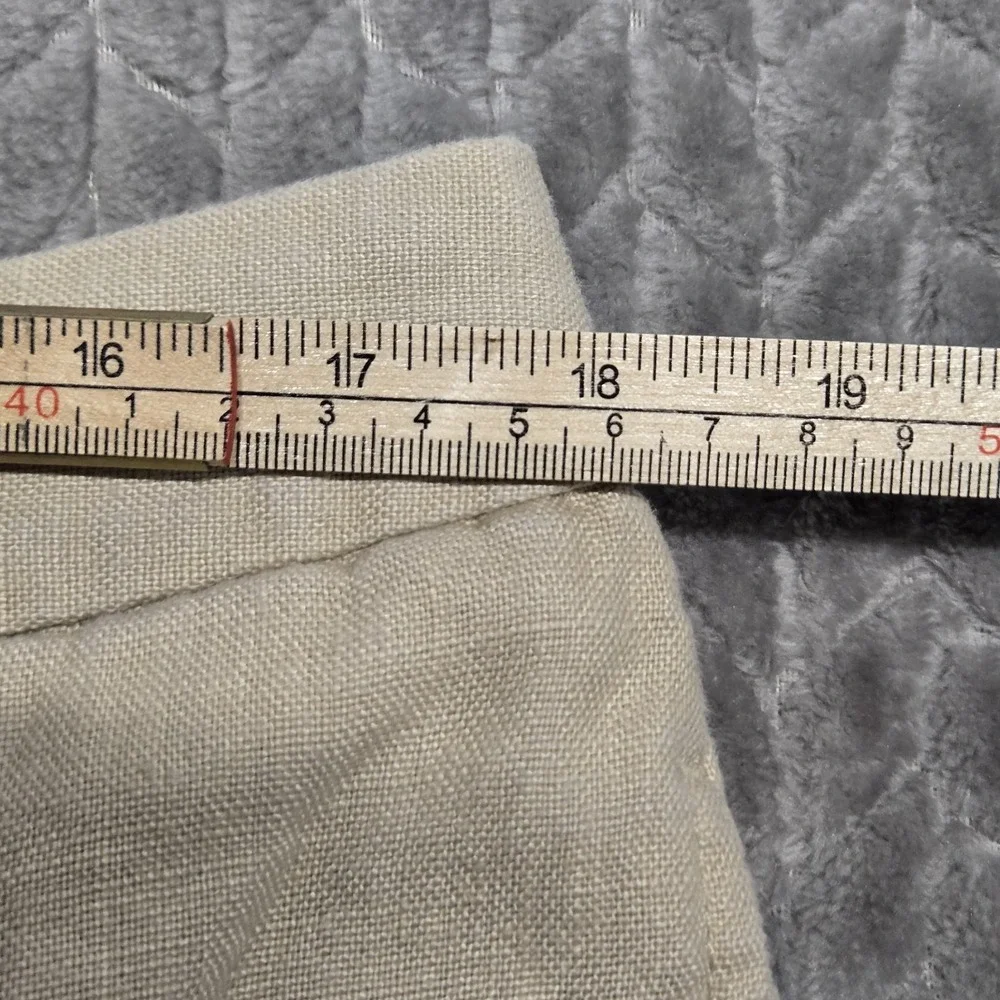 BRITISH INDIA Traveler Size 36 Shorts Lightweight 100% LINEN Beach Vacay Resort